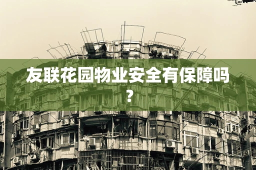 友联花园物业安全有保障吗？