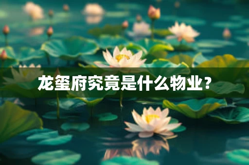 龙玺府究竟是什么物业？