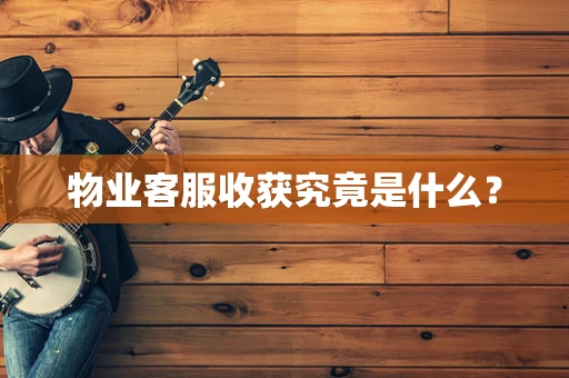 物业客服收获究竟是什么？