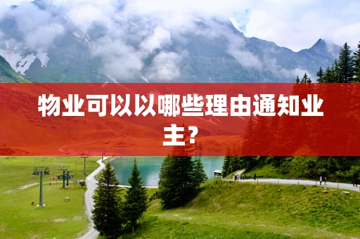 物业可以以哪些理由通知业主？