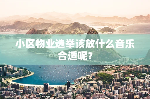 小区物业选举该放什么音乐合适呢？