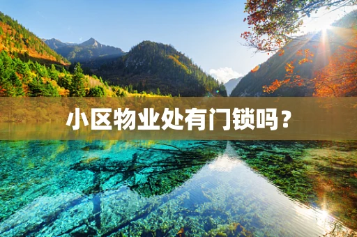 小区物业处有门锁吗？