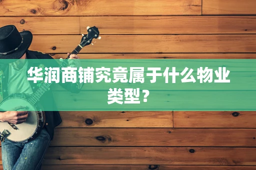 华润商铺究竟属于什么物业类型？