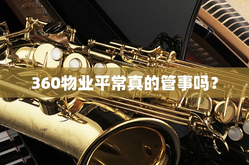 360物业平常真的管事吗？