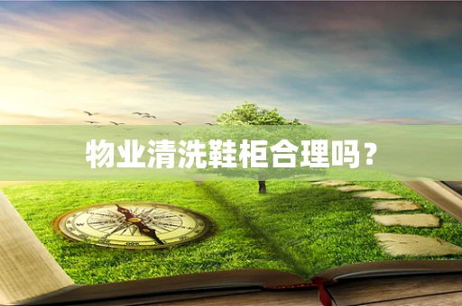 物业清洗鞋柜合理吗？