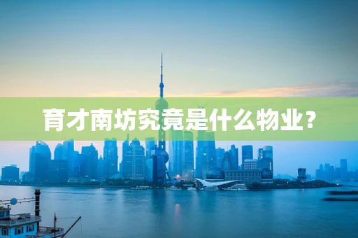 育才南坊究竟是什么物业？