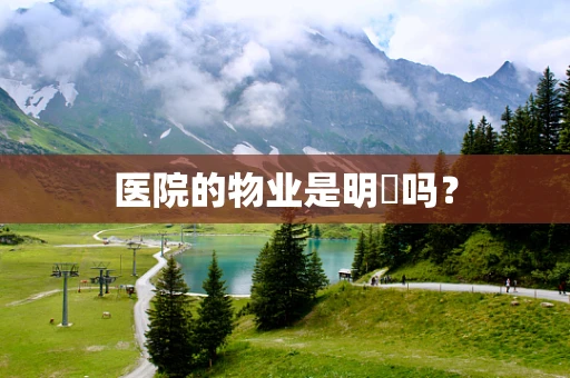 医院的物业是明喆吗？