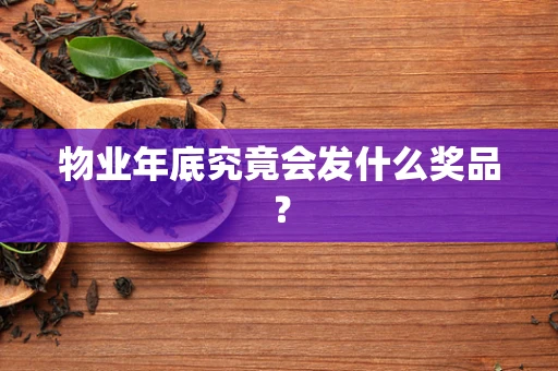 物业年底究竟会发什么奖品？