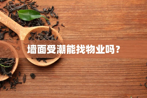 墙面受潮能找物业吗？