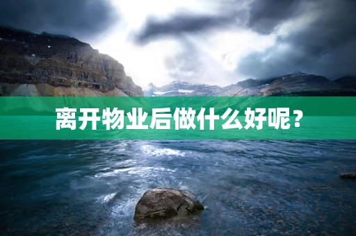 离开物业后做什么好呢？
