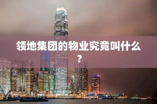领地集团的物业究竟叫什么？