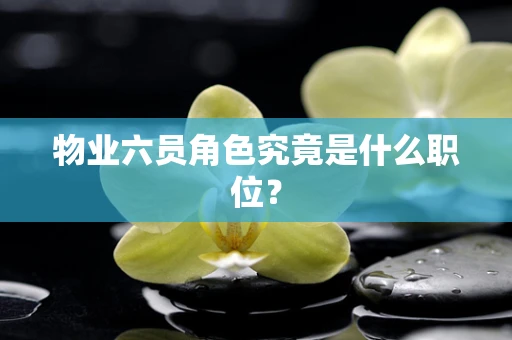 物业六员角色究竟是什么职位？