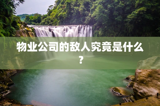 物业公司的敌人究竟是什么？
