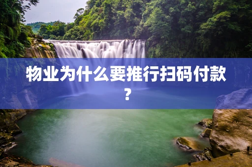 物业为什么要推行扫码付款？
