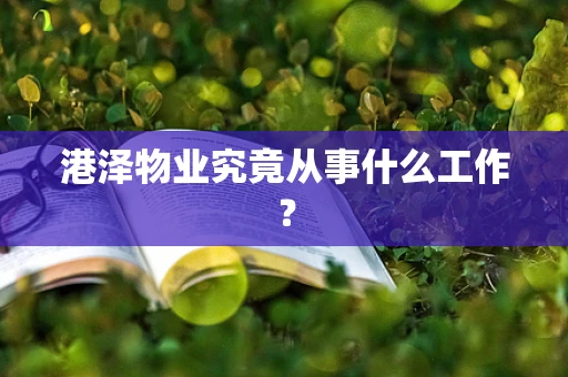 港泽物业究竟从事什么工作？