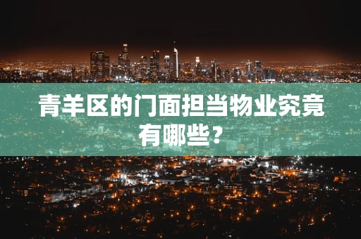 青羊区的门面担当物业究竟有哪些？