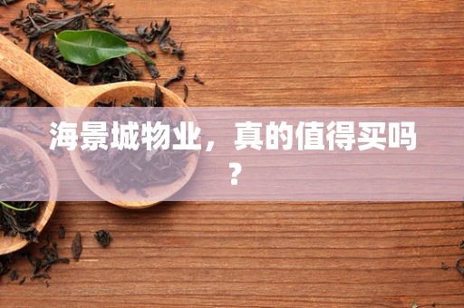 海景城物业，真的值得买吗？
