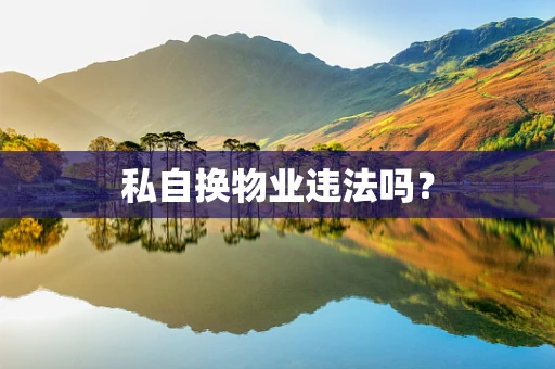 私自换物业违法吗？
