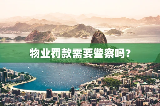 物业罚款需要警察吗？