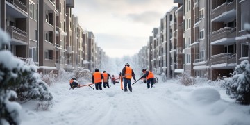 小区积雪清理责任属于物业吗？