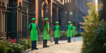 物业会清理门口吗？