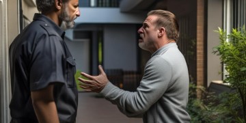 父子殴打物业人员是否犯法？
