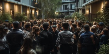 业主聚众暴打物业，这算违法吗？