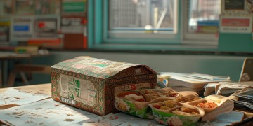 物业拿学生盒饭算违法吗？